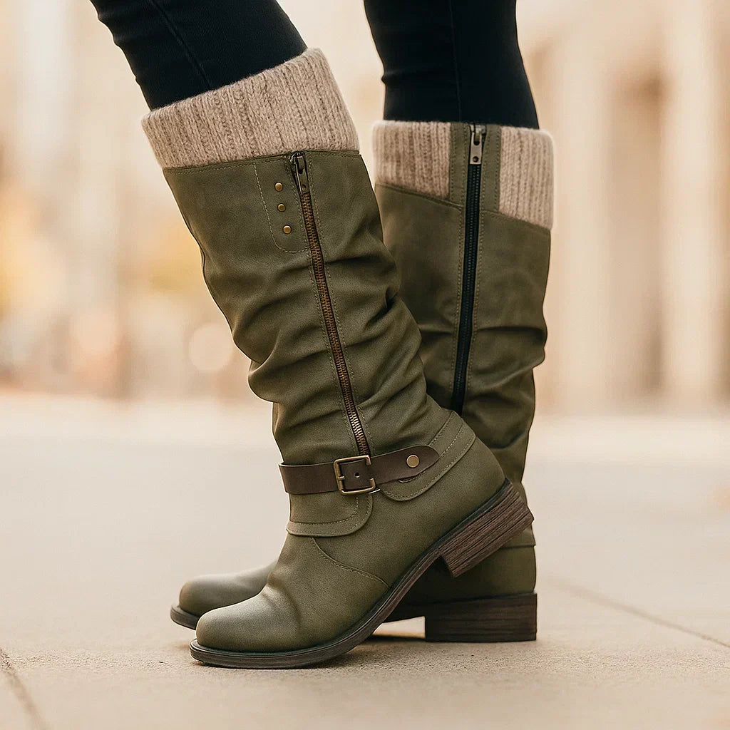 Aubrey | Leren laarzen