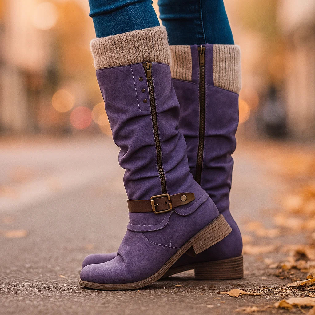 Aubrey | Leren laarzen