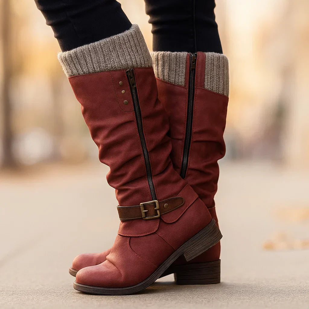 Aubrey | Leren laarzen